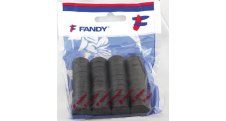 Magnety černé Fandy - průměr 15 mm / 40 ks