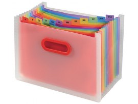 Stolní organizér s přihrádkami Snopake Rainbow - A4 / 13 přihrádek Stolní organizér s přihrádkami Snopake Rainbow - A4 / 13 přihrádek