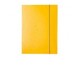 Odkládací mapy kartonové s gumou - žlutá Odkládací mapy kartonové s gumou - žlutá