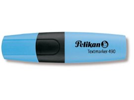 Pelikán 490 zvýrazňovač modrá