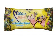 Miléne antibakteriální vlhčené ubrousky 15ks Miléne antibakteriální vlhčené ubrousky 15ks
