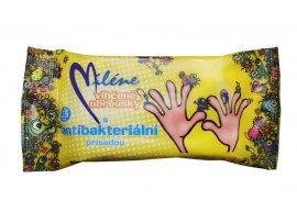 Miléne antibakteriální vlhčené ubrousky 15ks Miléne antibakteriální vlhčené ubrousky 15ks