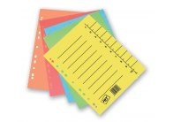 Rozdružovač A4 odstřihávací - barevný mix / 10 ks