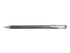 Gelové pero Pentel K 110 metalické - stříbrná Gelové pero Pentel K 110 metalické - stříbrná