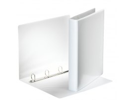 Pořadač Esselte A4 kroužkový prezentační 4 - kroužek 4,4 cm / bílá Pořadač Esselte A4 kroužkový prezentační 4 - kroužek 4,4 cm / bílá
