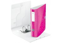 Leitz pořadač A4 pákový celoplastový 180° Active WOW 7,5 cm růžová Leitz pořadač A4 pákový celoplastový 180° Active WOW 7,5 cm růžová