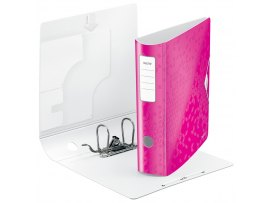 Leitz pořadač A4 pákový celoplastový 180° Active WOW 7,5 cm růžová Leitz pořadač A4 pákový celoplastový 180° Active WOW 7,5 cm růžová