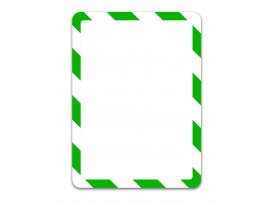 Kapsy Magneto bezpečnostní - A4 / zeleno-bílá / 2 ks / samolepicí