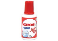 Opravné laky Kores Fluid - 25 g – (Soft - tip) houbička Opravné laky Kores Fluid - 25 g – (Soft - tip) houbička