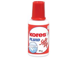 Opravné laky Kores Fluid - 25 g – (Soft - tip) houbička Opravné laky Kores Fluid - 25 g – (Soft - tip) houbička