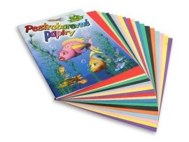Barevné papíry - nelepicí / 20 listů