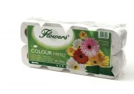 Flowers Family toaletní papír 2-vrstvý 8ks Flowers Family toaletní papír 2-vrstvý 8ks