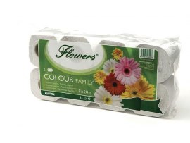 Flowers Family toaletní papír 2-vrstvý 8ks Flowers Family toaletní papír 2-vrstvý 8ks