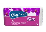 Big Soft Plus toaletní papír 2-vrstvý 8ks