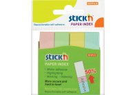 Samolepicí záložky Stick´n by Hopax - 12 x 50 mm / 4 x 100 lístků / pastelové barvy Samolepicí záložky Stick´n by Hopax - 12 x 50 mm / 4 x 100 lístků / pastelové barvy