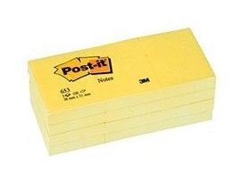 Samolepicí bločky Post-it - 51 mm x 38 mm / 3 ks Samolepicí bločky Post-it - 51 mm x 38 mm / 3 ks