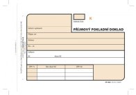 Optys 1082 příjmový pokladní doklad číslovaný 3 x 25 listů NCR A6 Optys 1082 příjmový pokladní doklad číslovaný 3 x 25 listů NCR A6