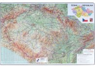 Pracovní podložky dekorované - jednostranná / mapa Česká republika Pracovní podložky dekorované - jednostranná / mapa Česká republika