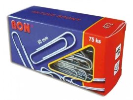 Aktové spony RON - 50 mm / 75 ks Aktové spony RON - 50 mm / 75 ks