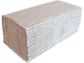 Papírové ručníky skládané Z-Z šedé / 1-vrstvé / 250 ks Papírové ručníky skládané Z-Z šedé / 1-vrstvé / 250 ks