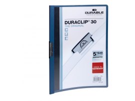 Desky A4 Duraclip - kapacita 30 listů / modrá Desky A4 Duraclip - kapacita 30 listů / modrá
