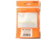 Samolepicí etikety v sáčku - 87 x 55 mm / 20 etiket Samolepicí etikety v sáčku - 87 x 55 mm / 20 etiket