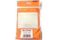 Samolepicí etikety v sáčku - 42 x 12 mm / 160 etiket Samolepicí etikety v sáčku - 42 x 12 mm / 160 etiket