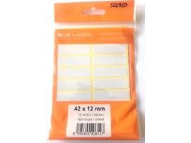 Samolepicí etikety v sáčku - 42 x 12 mm / 160 etiket
