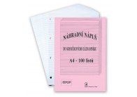 Náhradní náplně do kroužkových záznamníků - A4 / linka Náhradní náplně do kroužkových záznamníků - A4 / linka