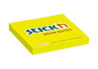 Samolepicí bločky Stick´n by Hopax - 76 x 76 mm / 100 lístků / neon žlutá Samolepicí bločky Stick´n by Hopax - 76 x 76 mm / 100 lístků / neon žlutá