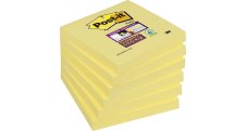 Samolepicí bločky Post-it silně lepicí - 76 x 76 mm / 90 lístků / žlutá