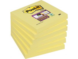 Samolepicí bločky Post-it silně lepicí - 76 x 76 mm / 90 lístků / žlutá