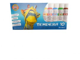 Temperové barvy - 10 barev / tuby 16 ml Temperové barvy - 10 barev / tuby 16 ml
