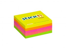 Samolepicí bločky Stick´n by Hopax - 51 x 51 mm / 250 lístků / mix neon barev Samolepicí bločky Stick´n by Hopax - 51 x 51 mm / 250 lístků / mix neon barev