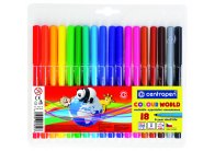 Popisovače Centropen vypratelné 7550/18 18 ks Popisovače Centropen vypratelné 7550/18 18 ks