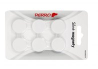 Magnety Perro silné - průměr 24 mm / bílé / 6 ks Magnety Perro silné - průměr 24 mm / bílé / 6 ks