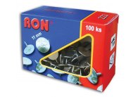 Připínáčky RON - 223 / 100 ks, velikost 11 / 9 Připínáčky RON - 223 / 100 ks, velikost 11 / 9