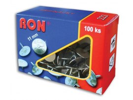 Připínáčky RON - 223 / 100 ks, velikost 11 / 9 Připínáčky RON - 223 / 100 ks, velikost 11 / 9
