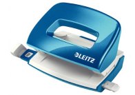 Leitz NeXXt 5060 mini kancelářský děrovač metalická modrá Leitz NeXXt 5060 mini kancelářský děrovač metalická modrá