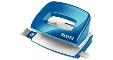 Leitz NeXXt 5060 mini kancelářský děrovač / metalická modrá