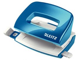 Leitz NeXXt 5060 mini kancelářský děrovač / metalická modrá
