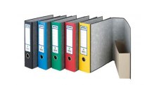 Archivní pořadač Emba A4 papírový 8 cm červená
