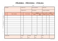 Optys 1087 příjemka - převodka - výdejka 100 listů NCR A5 Optys 1087 příjemka - převodka - výdejka 100 listů NCR A5