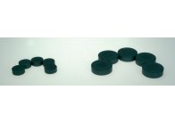 Magnety černé Durox - průměr 16 mm Magnety černé Durox - průměr 16 mm