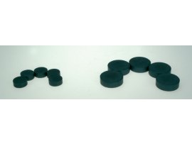 Magnety černé Durox - průměr 16 mm Magnety černé Durox - průměr 16 mm