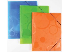 Spisové desky A4 s gumou NeoColori - oranžová Spisové desky A4 s gumou NeoColori - oranžová
