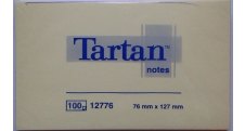 Samolepicí bločky Tartan - 76 x 127 mm / 100 lístků