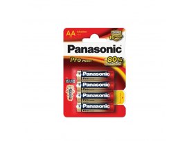 Baterie Panasonic PRO POWER alkalické - baterie tužková AA / 4 ks Baterie Panasonic PRO POWER alkalické - baterie tužková AA / 4 ks