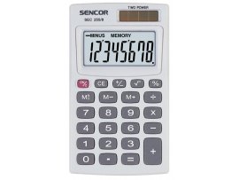 Sencor SEC 255 kapesní kalkulačka displej 8 míst