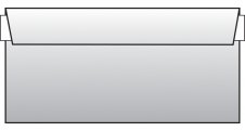 Obálky DL samolepicí s krycí páskou - bez okénka / 1000 ks